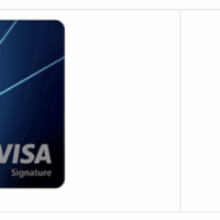 a close-up of a visa card