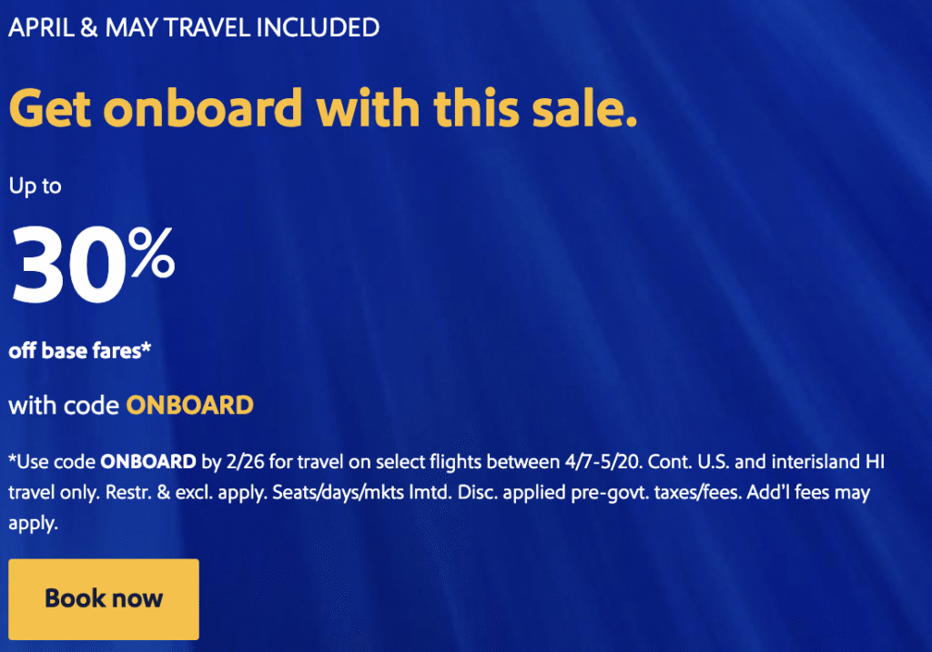 a blue and yellow advertisement